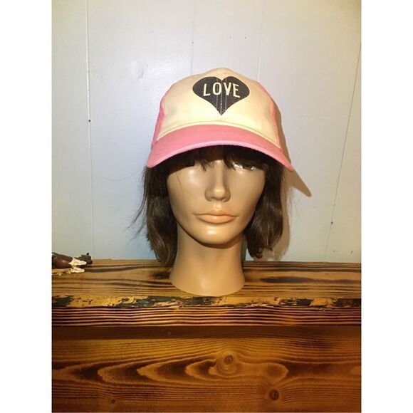 Infinity Headwear Love Pink Baseball Hat Cap One Size Fits Most - Picture 2 of 6